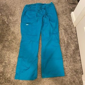Cherokee Workwear Flared Scrub Pants sz L